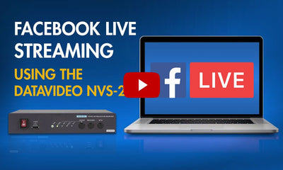 Check out these Datavideo NVS-25 Streaming Tutorials