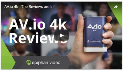 Epiphan AV.io 4k is the Best 4k Video Capture Card!