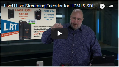 LiveU Solo HDMI Live Streaming in the Field Webinar