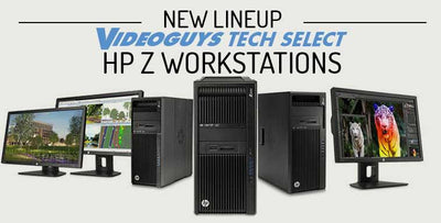Introducing our new line up of Videoguys Tech Select HP Z workstations