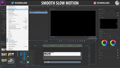 Perfect Premiere Pro Slow Motion Tutorial