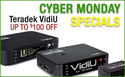 Teradek VidiU Cyber Monday Special up to $100 Off