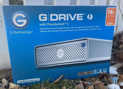 Check out the G-Tech G-DRIVE Thunderbolt 3 External 14TB  Drive