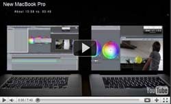 How much faster is Final Cut Pro on the new 2.2GHz i7 MacBook Pros?
