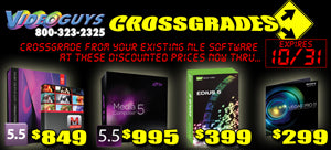 Crossgrade to Adobe, Avid, Sony, Grass Valley before 10/31 and save!