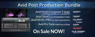 Introducing Avid NEXIS | PRO Post Production Bundles