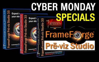 Cyber Monday Special 30% Off Frameforge Previz Studio 3.5