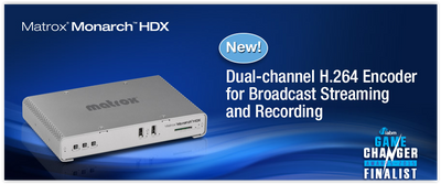 Matrox Monarch HDX Dual Broadcast H.264 Encoder & Recorder
