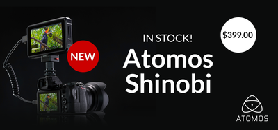 NEW! Atomos Shinobi 5" Monitor perfect for DSLRs