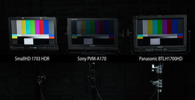 How SmallHD 1703 HDR Compares to Panasonic and Sony 17-inch Monitors?