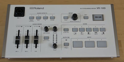 Roland VR-1HD  Mixer Lets You Podcast Like a Pro!