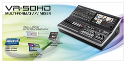 Roland VR-50HD All-in-one Switcher Simplifies Production