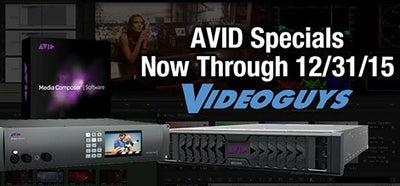 Avid Specials Available now through 12/31/15