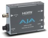New AJA Hi5-Fiber and FiDO SDI/Optical Fiber Mini-Converters Debut at NAB 2011