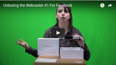 Unboxing the Webcaster X1 For Facebook Video