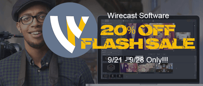 Wirecast Software, Flash Sale!