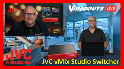 Introducing the JVC Connected Cam vMix Studio Switcher