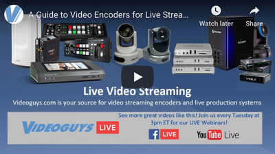 Live Video Streaming | Videoguys LIVE