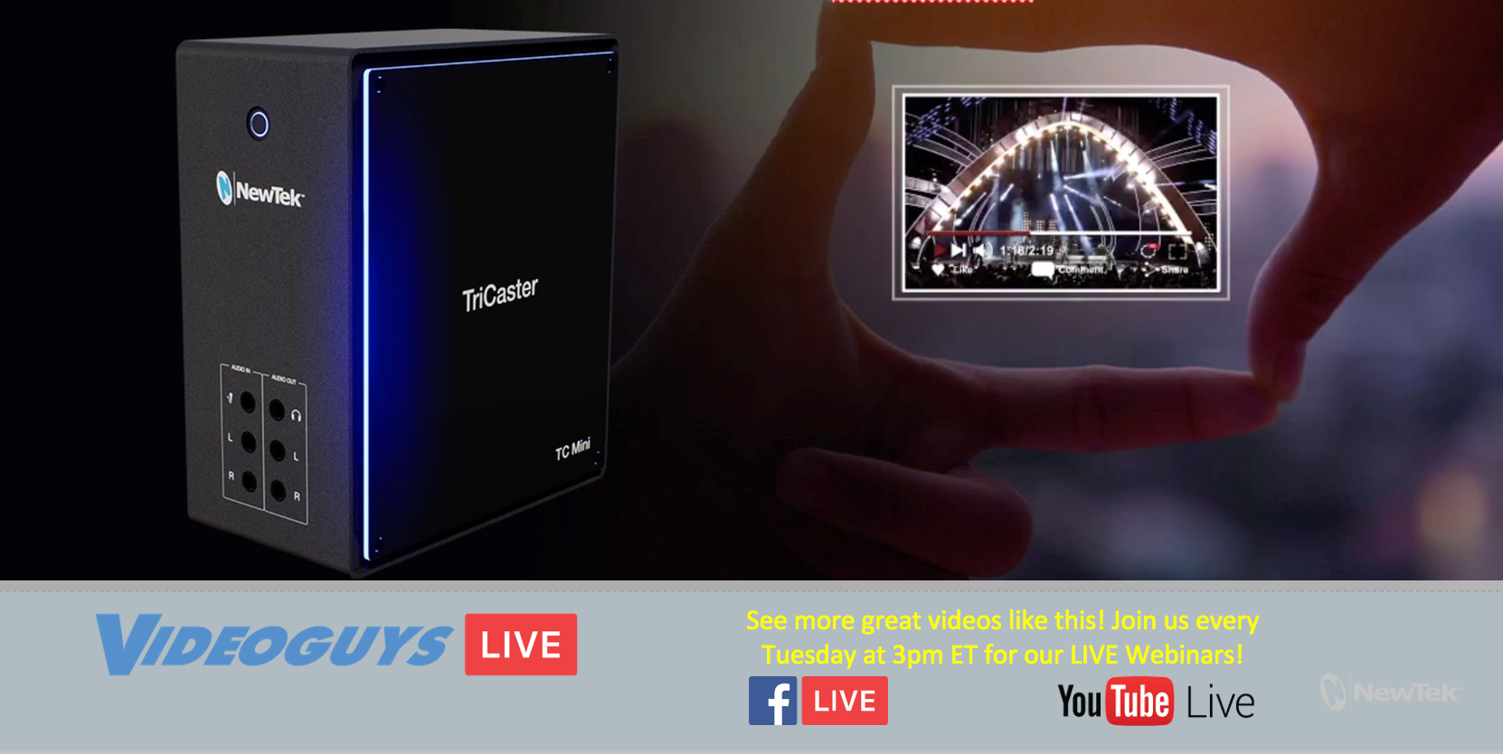 NewTek Workflows with the TriCaster Mini 4K|NDI – Videoguys