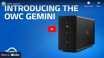 OWC Gemini: A Comprehensive Review of this Cost-Effective Drive Solution