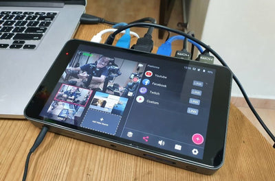 Yolobox All in One Multi-Camera Video Switcher, Encoder, Monitor, and Recorder