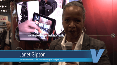 SlingStudio Interview at NAB NY 2018 with Janet Gipson