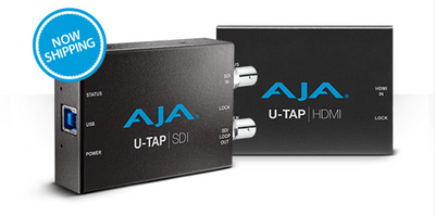 AJA U-TAP USB 3.0 Capture Devices Now Shipping