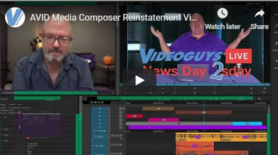 AVID Media Composer Reinstatement Videoguys News Day 2sDay LIVE Webinar (10-15-19)