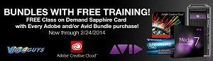 Videoguys Bundles featuring Adobe Creative Cloud for Teams  &amp; Avid Media Composer software!