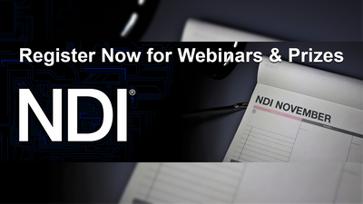 Register Now for NDI November for Giveaways and Webinars All Month Long