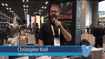 LaCie Interview at NAB NY 2018 with Christopher Kroll