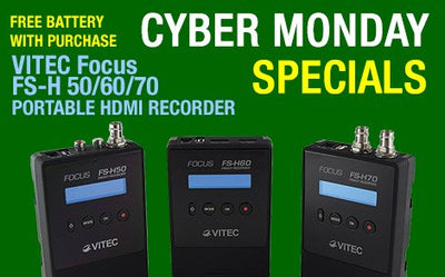 Cyber Monday Special - Free Battery with Focus FS-H50/60/70 Purchase