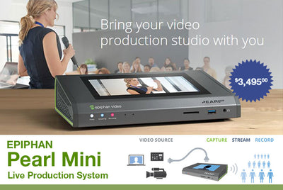 Now in Stock - Epiphan Pearl Mini All-in-One Portable Video Production