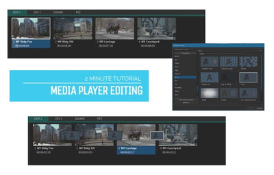 TriCaster 2-Minute Tutorial - Advanced Edition: Live Video Editing Inside Media Players