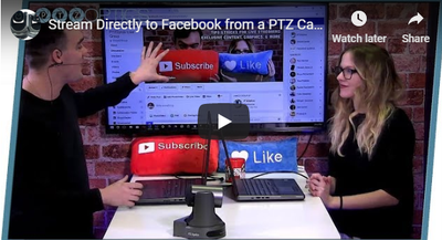 How to Live Stream to Facebook with your PTZ Camera with PTZOptics