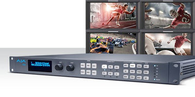 Now Shipping  AJA FS4 The - The Ultimate 4K Toolbox