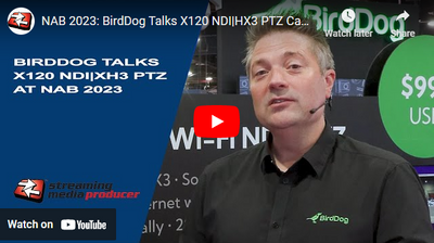 BirdDog Talks X120 Wireless NDI|HX3 PTZ