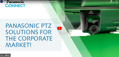 Panasonic PTZ cams are perfect for corporate video!
