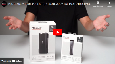 Unboxing the SanDisk Professional PRO-BLADE SSD Mag & TRANSPORT