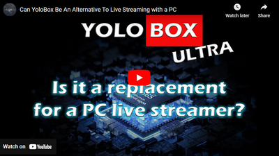 Is YoloBox Ultra an Alternative To OBS or vMix?