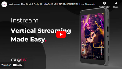 YoloLiv Instream - All-In-One Multi-Cam Vertical Live Streaming Studio