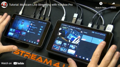 Multicam Live Streaming with Yolobox Pro