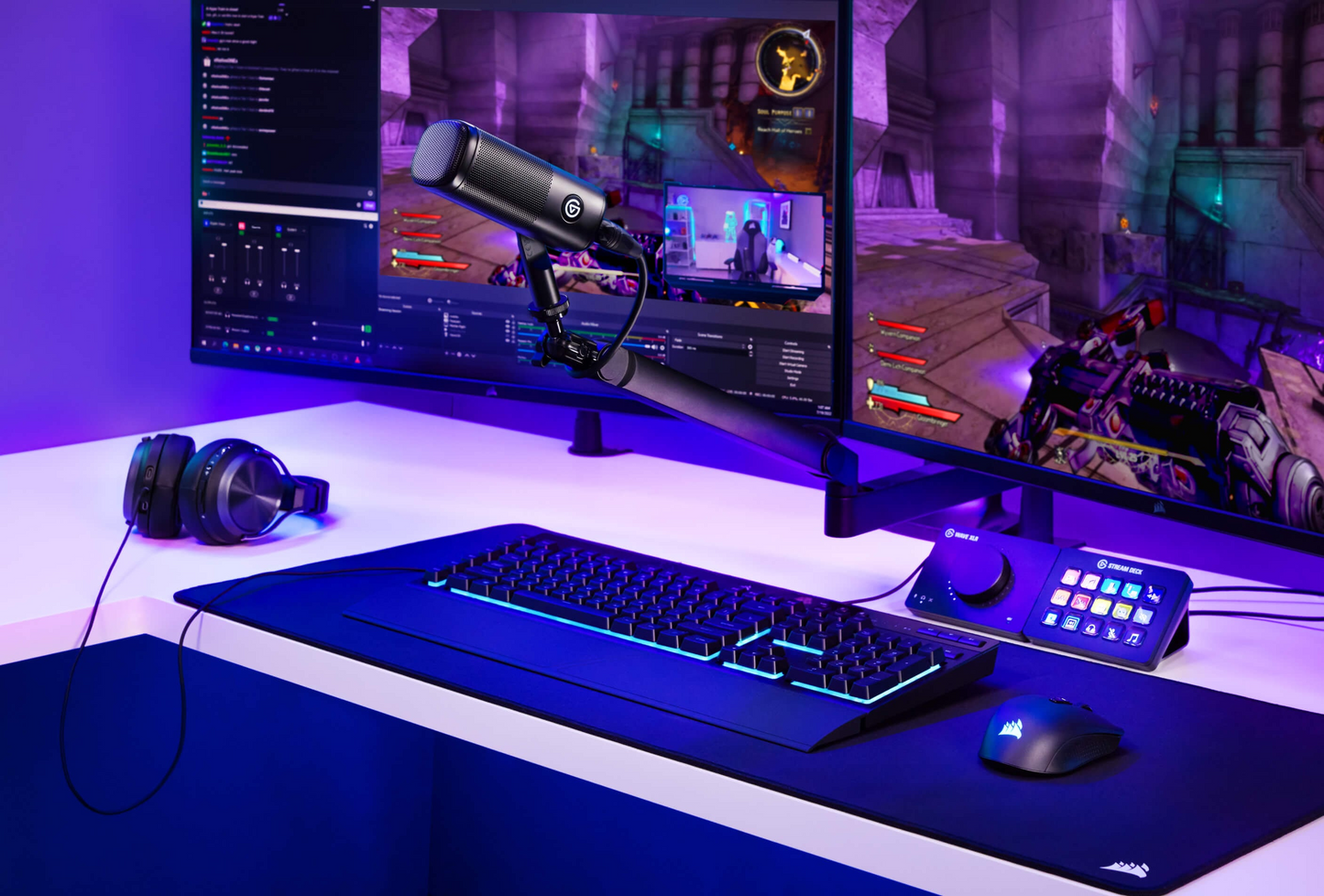 Elgato Wave Mic Arm LP Set Up