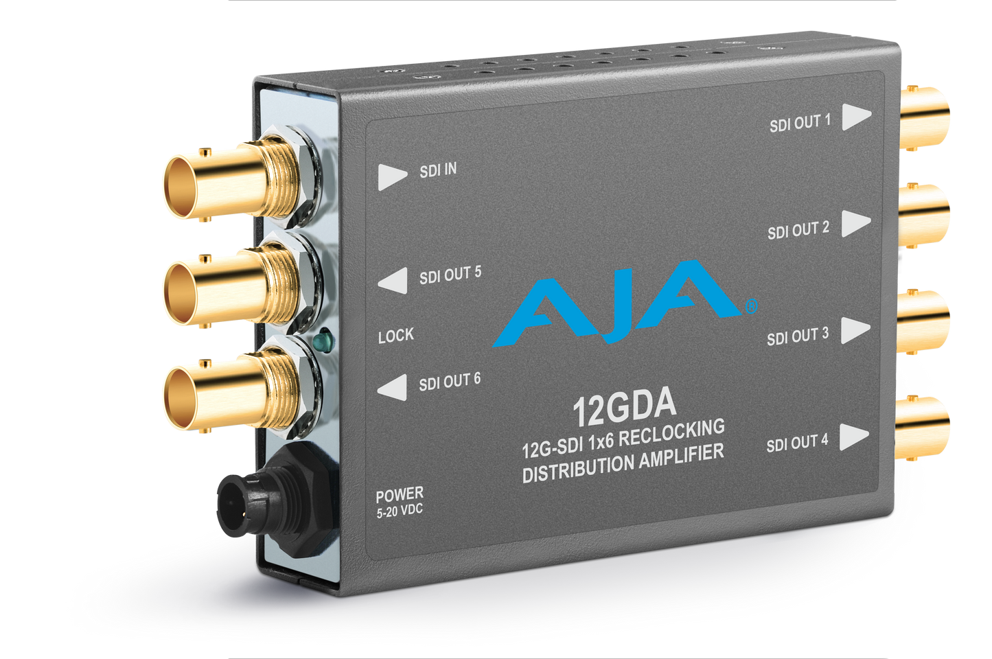 AJA 12GDA 12G-SDI 1x6 Distribution Amplifier