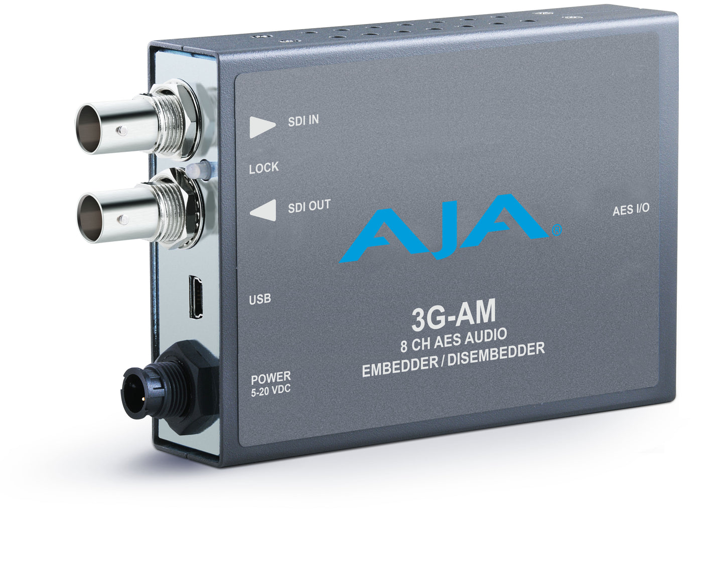 AJA 3G-SDI 8-Channel AES Embedder, bal. XLR