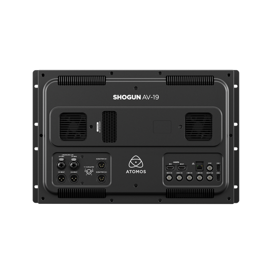 Atomos Shogun AV-19 Rack-Mounted Production Monitor Recorder Switcher Rear