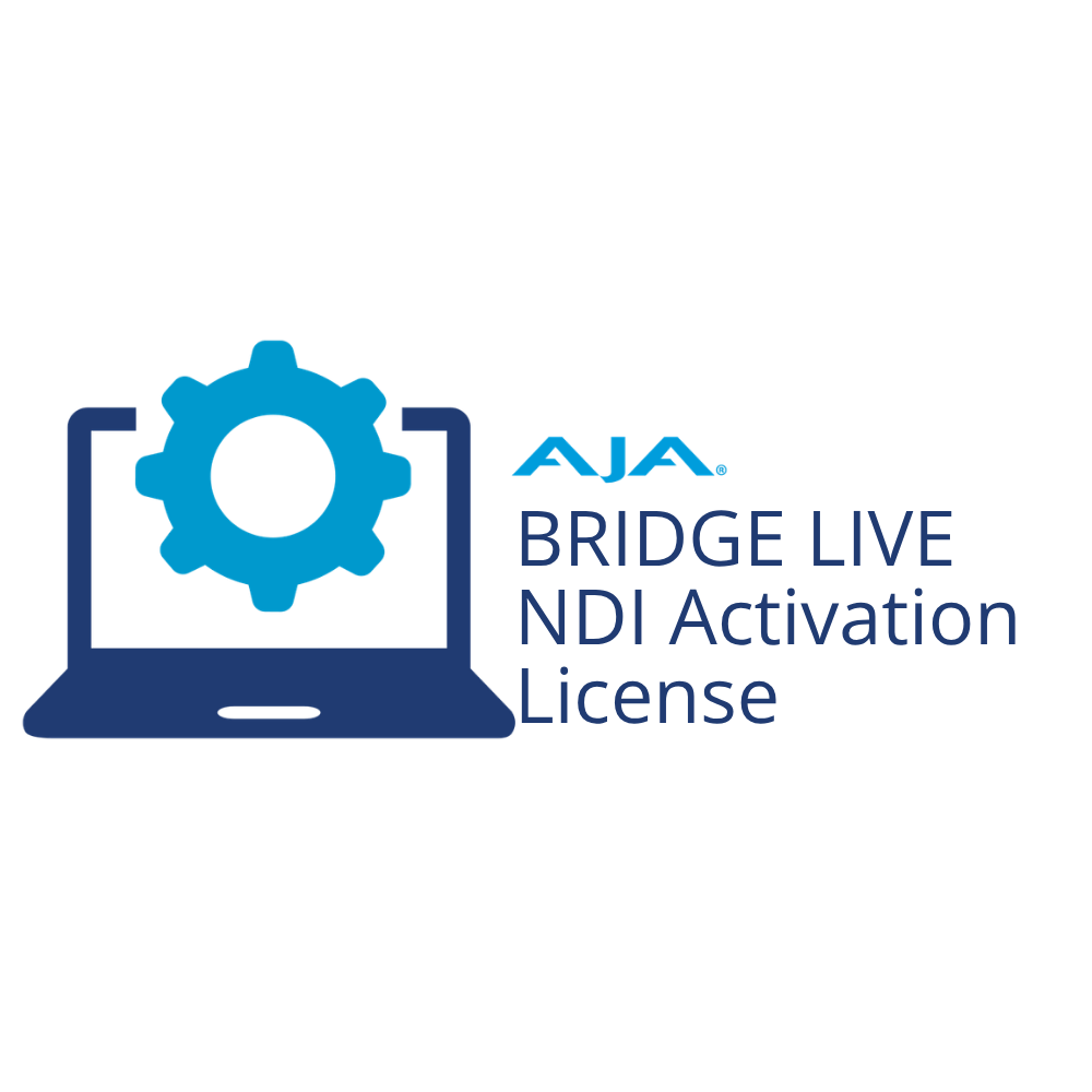 AJA BRIDGE LIVE NDI Activation License 1x Per Server