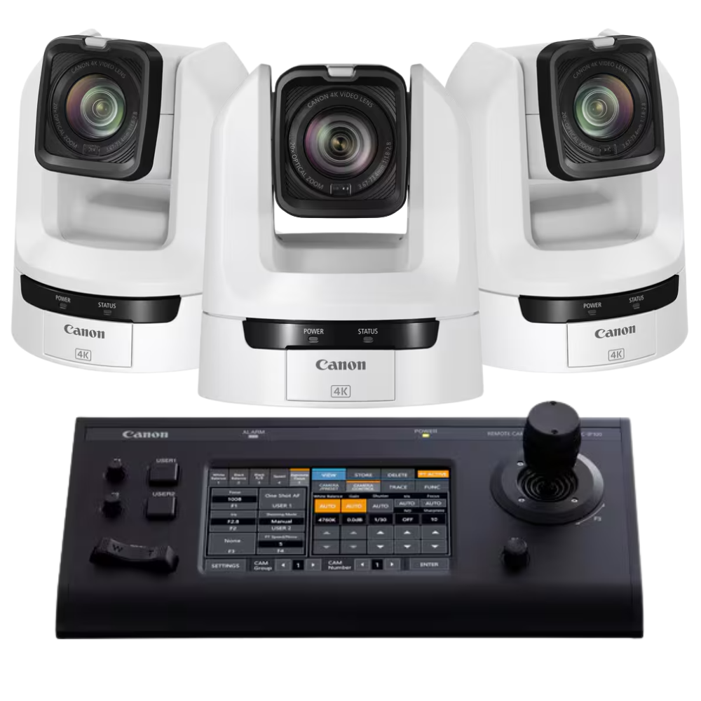 Canon 3x CR-N300 (WHITE) and 1x RC-IP100