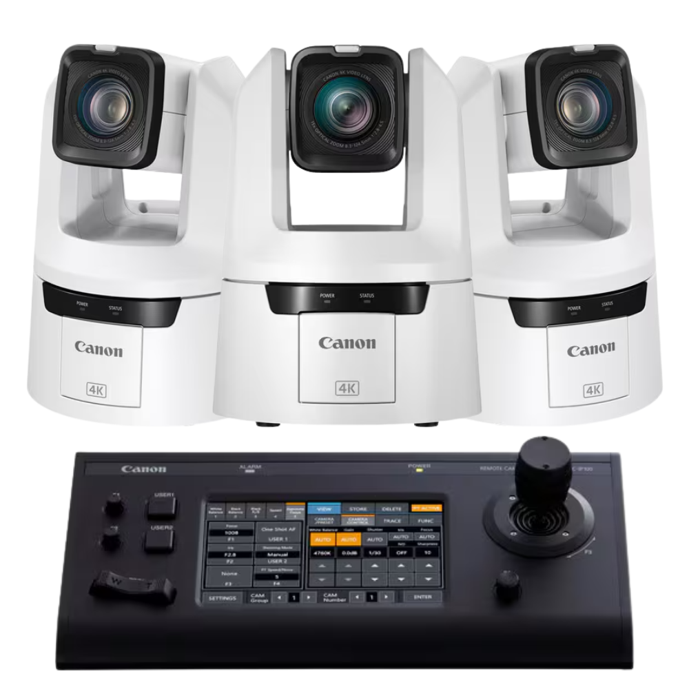 Canon 3x CR-N500 (WHITE) and 1x RC-IP100