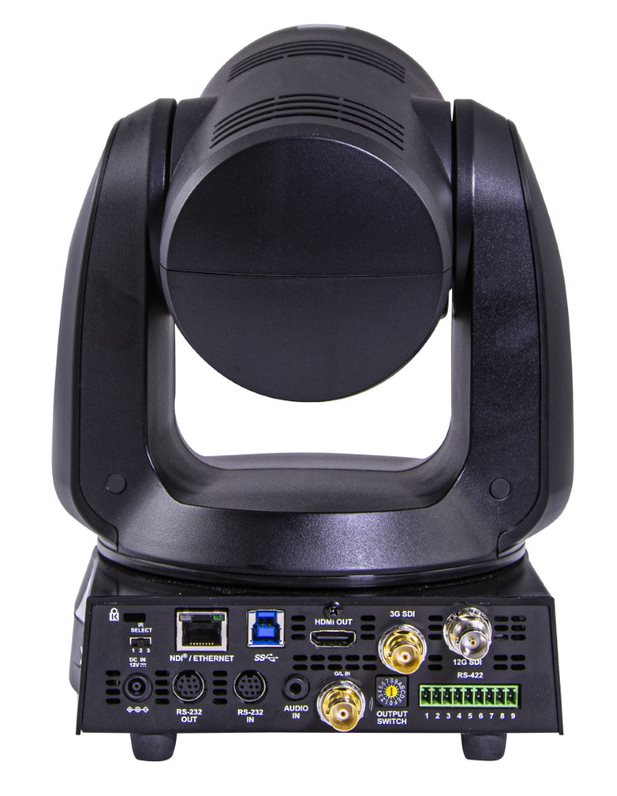 Marshall CV730 UHD 30x PTZ Camera with High-Bandwidth NDI, 12G-SDI - Black